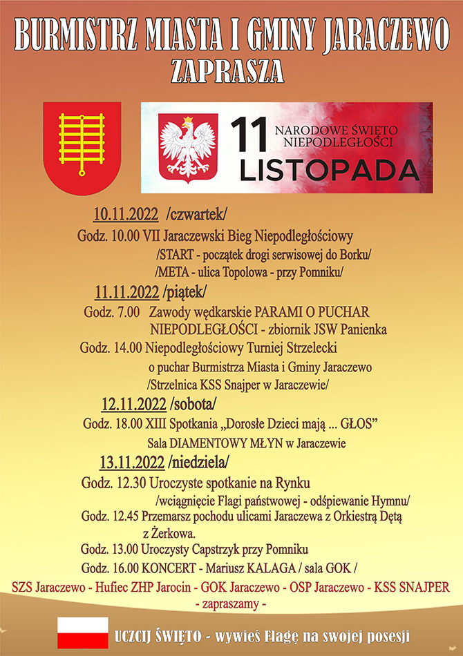 plakat informacyjny