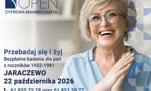 Zdjęcie do BEZPŁATNE BADANIA MAMMOGRAFICZNE